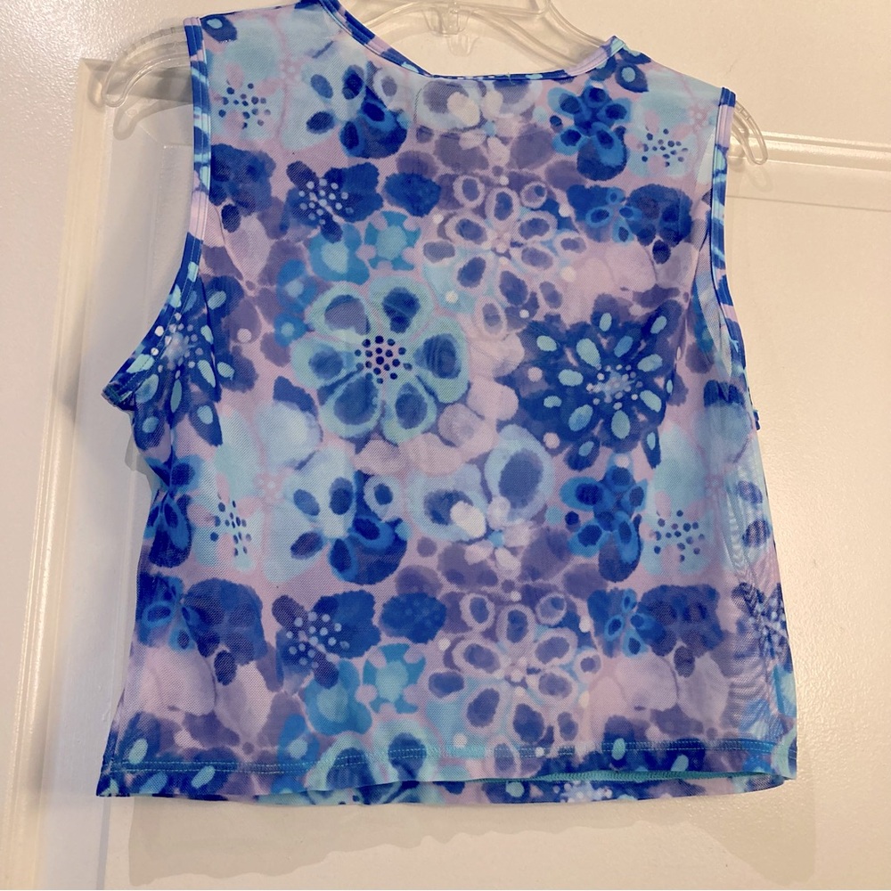 Cassie Laser Cut Crop Top with Mini Skirt Set NWT - Picture 8 of 14